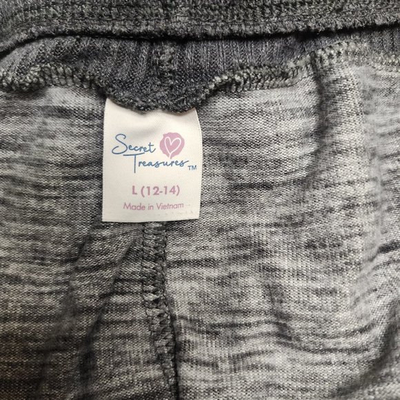 Secret Treasures Grey Stars Lounge Sleepwear Casual Shorts Pajama Large - Picture 4 of 8